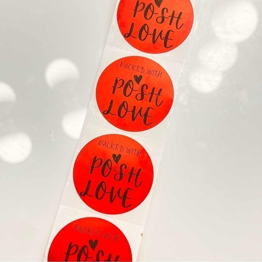 Thank You Stickers for poshmark 2in round  | Shipping Supplies |  NWT​​  100 pac - Picture 6 of 13